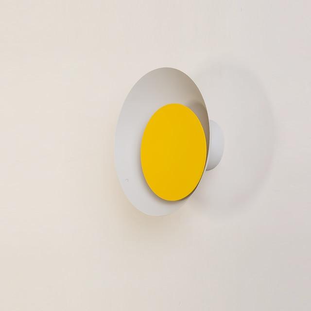 Grais - Moderne Nordische Macaroon-Mond LED-Wandlampe