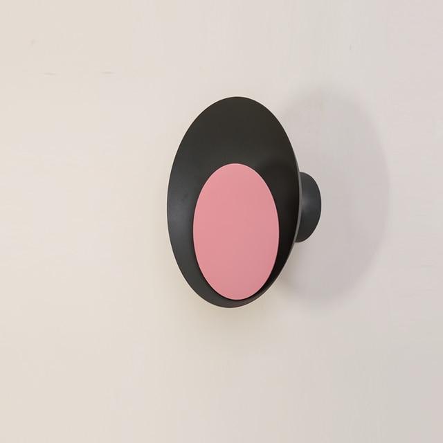 Grais - Moderne Nordische Macaroon-Mond LED-Wandlampe