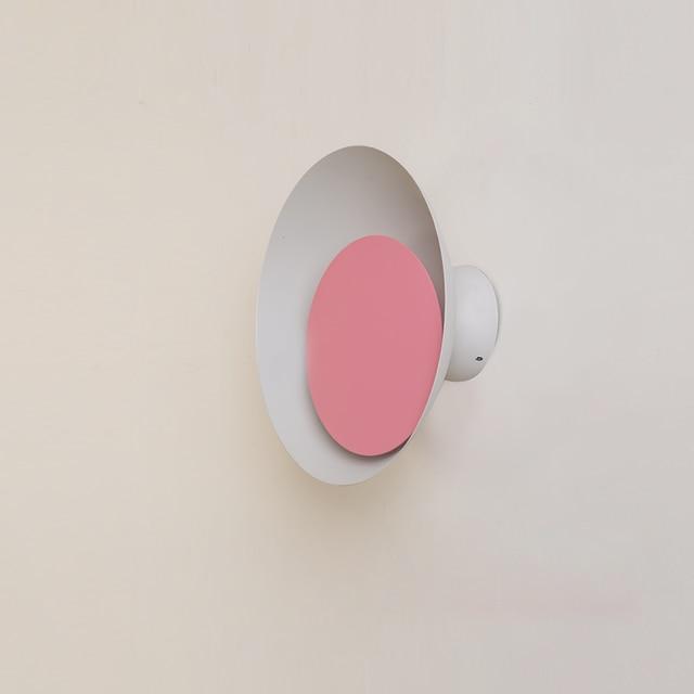 Grais - Moderne Nordische Macaroon-Mond LED-Wandlampe