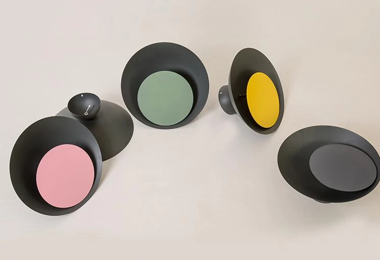 Grais - Moderne Nordische Macaroon-Mond LED-Wandlampe