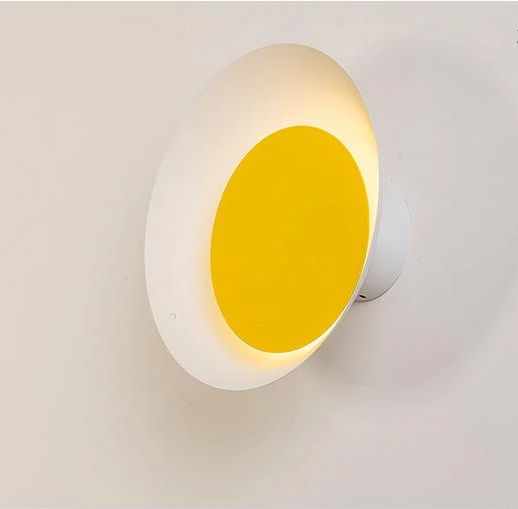 Grais - Moderne Nordische Macaroon-Mond LED-Wandlampe