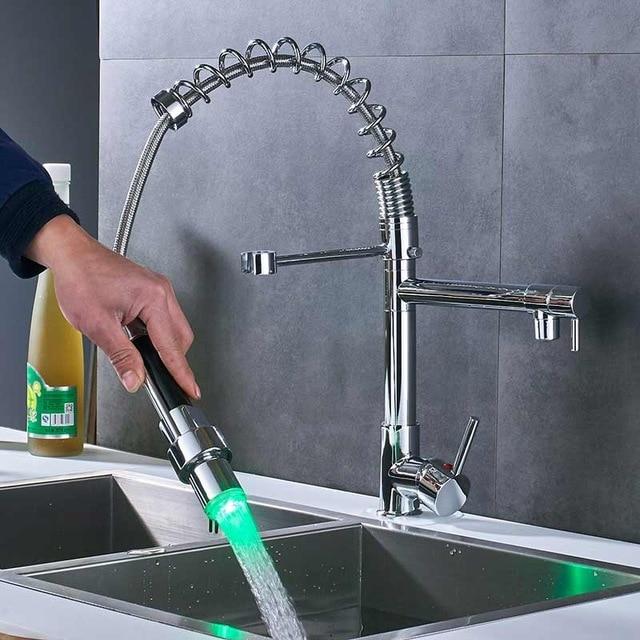 Carylon - LED-Küchen-Federmontage-Armatur