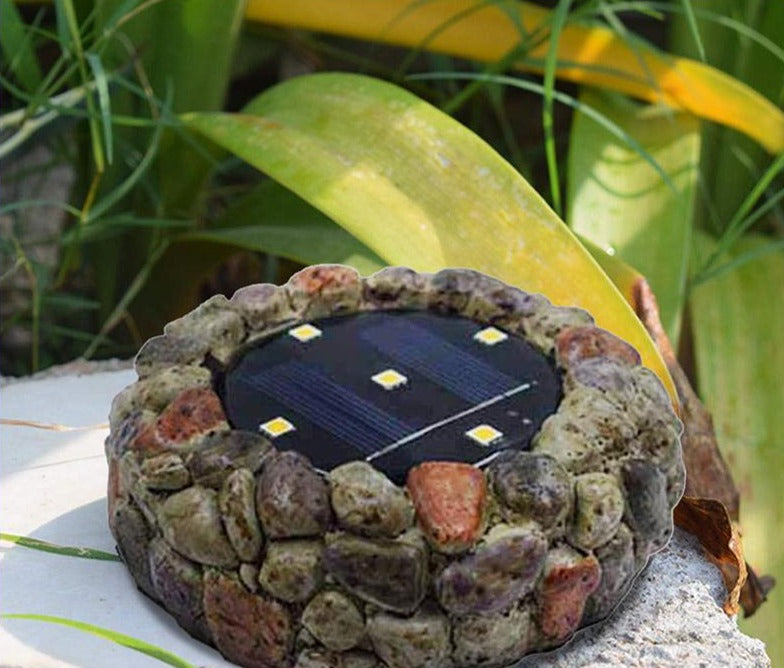 Kopfsteinpflaster Solar-LED-Leuchte