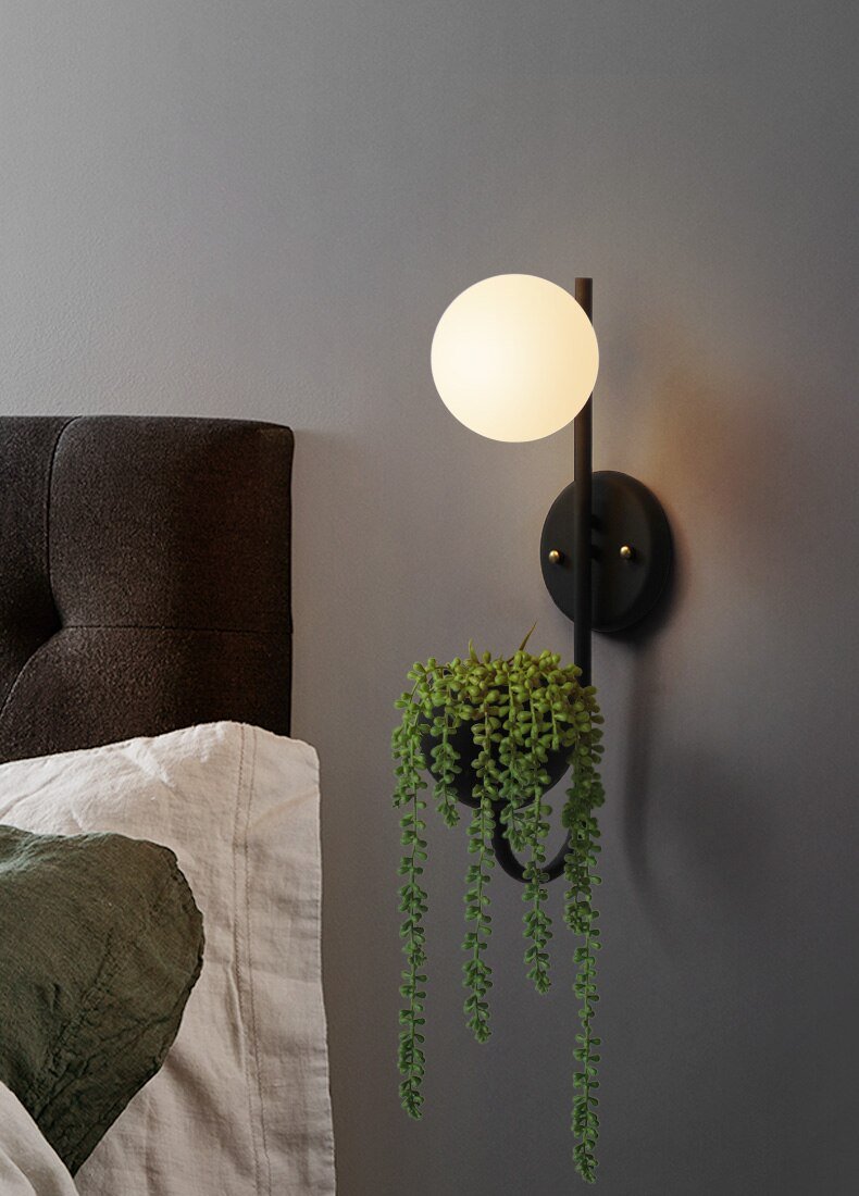 Hiram - Moderne Nordische Pflanzenlampe
