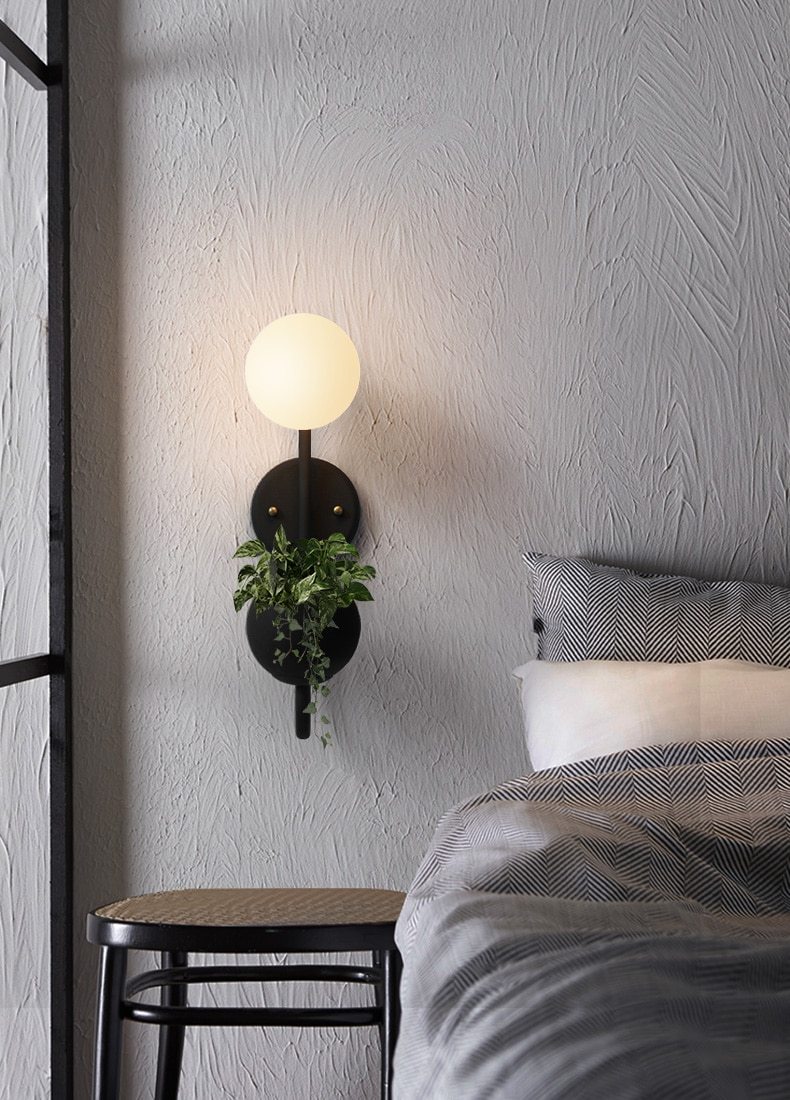 Hiram - Moderne Nordische Pflanzenlampe