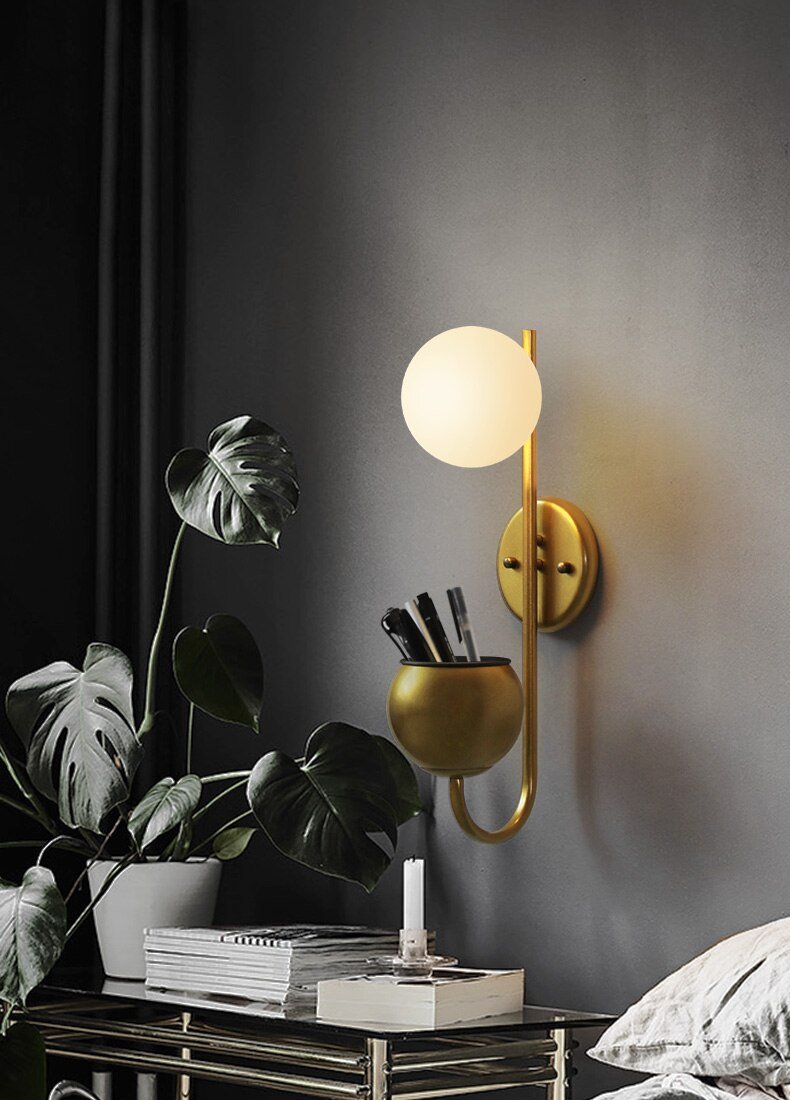 Hiram - Moderne Nordische Pflanzenlampe