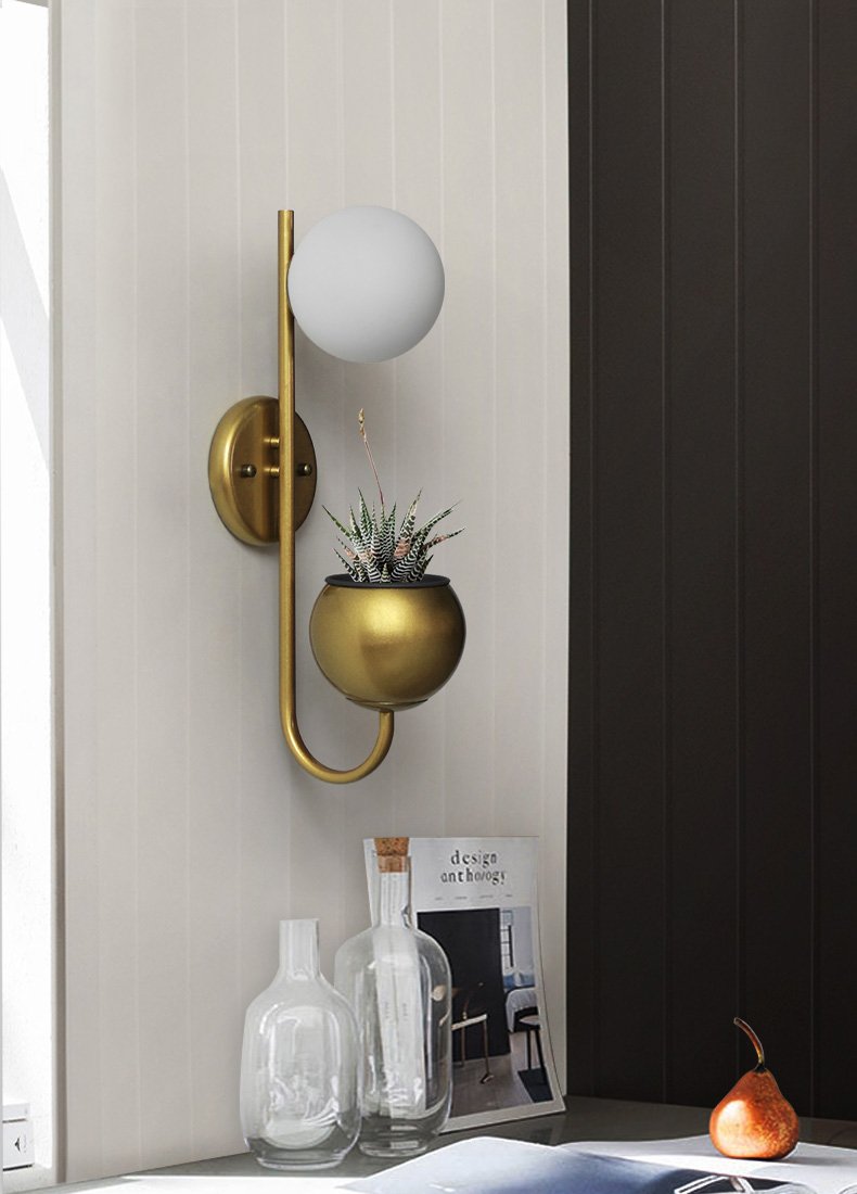 Hiram - Moderne Nordische Pflanzenlampe